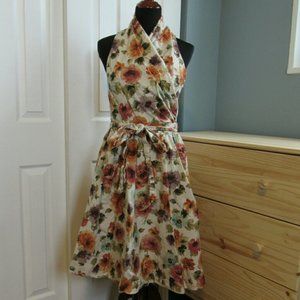 Retrolicious Floral Wrap Dress - 2x